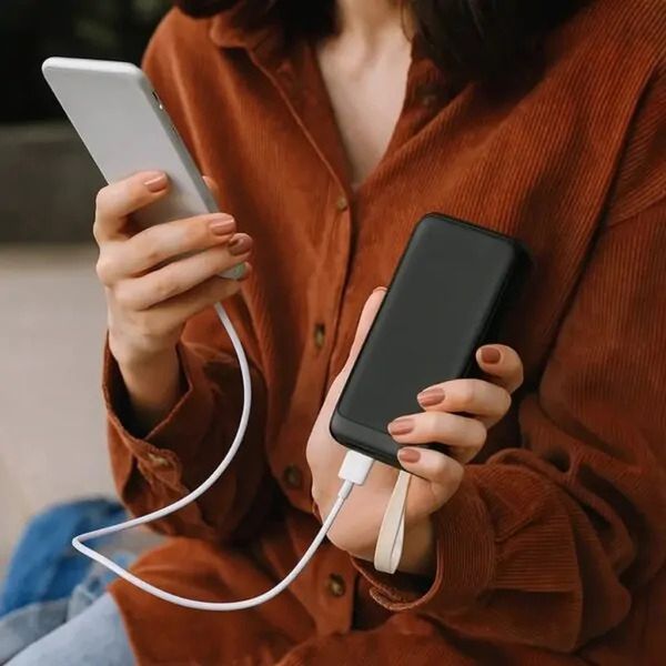 Повербанк 50000 мАч 22,5 Вт с быстрой зарядкой, USB-C и 2 USB, внешний аккумулятор 57089 фото