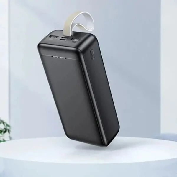 Повербанк 50000 мАч 22,5 Вт с быстрой зарядкой, USB-C и 2 USB, внешний аккумулятор 57089 фото